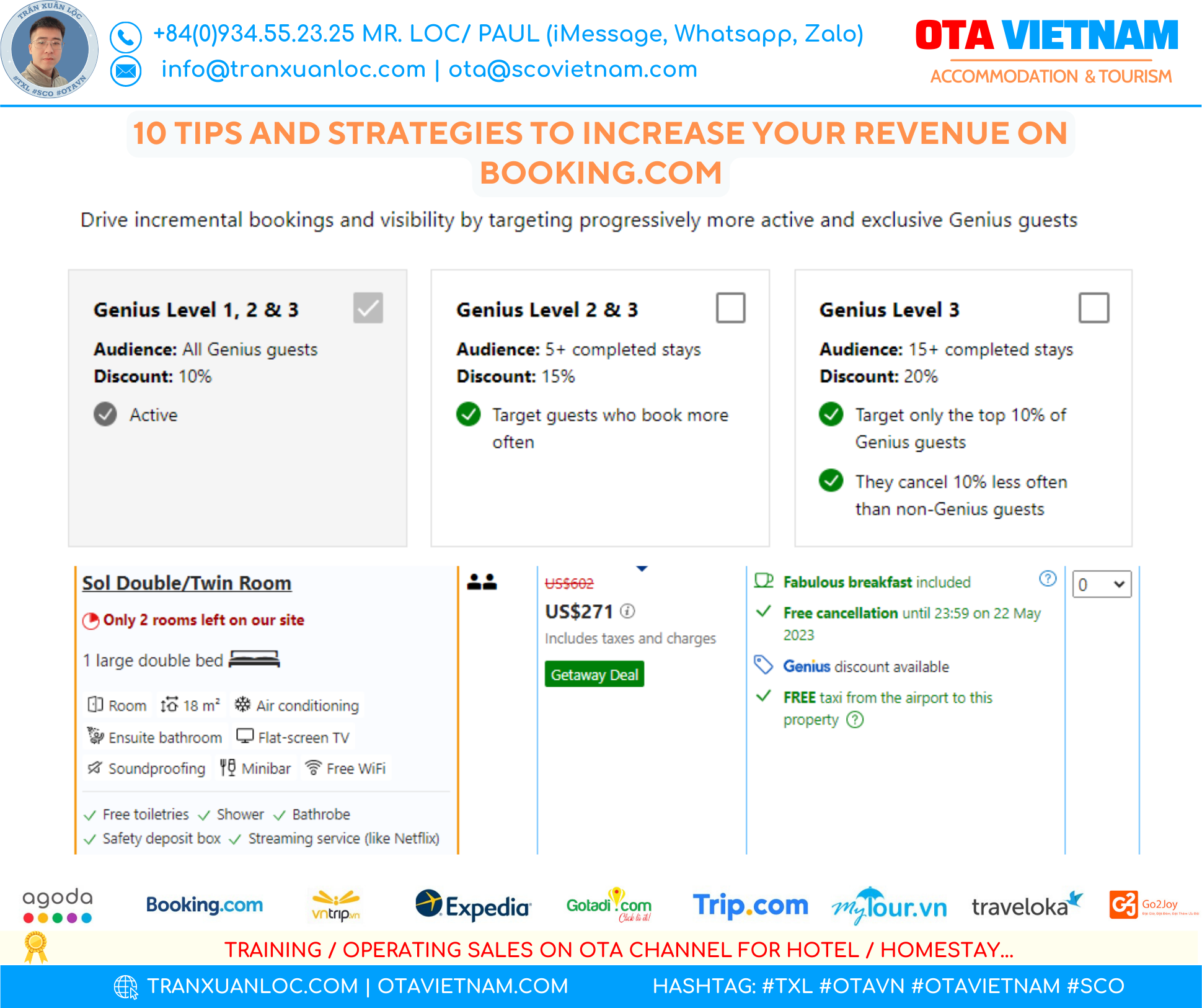 Eng Otavn Otavietnam 10 Tip And Trategie To Increase Your Revenue On Booking Com
