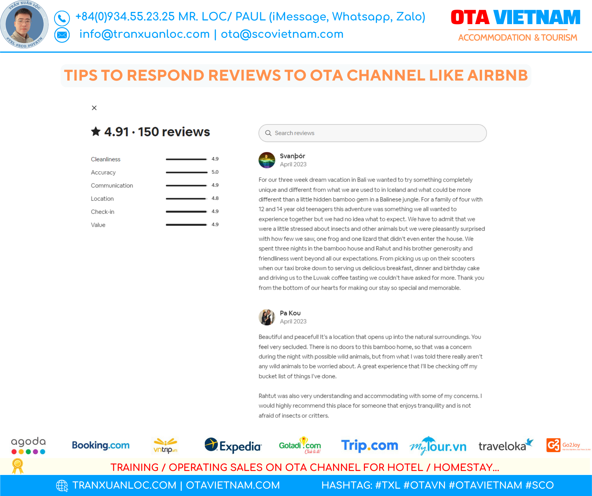 Eng Otavn Otavietnam Tip To Respond Review To Ota Channel Like Airbnb 2