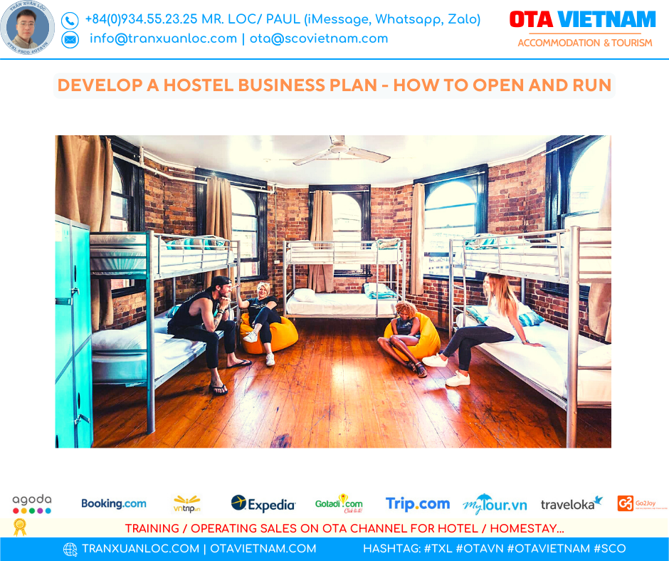 Develop a hostel business plan – How to open and run