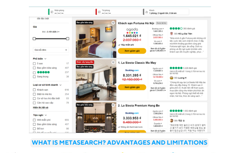 What is Metasearch? Advantages and limitations
